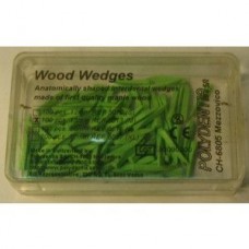 Wood wedges 100 (в пакете) --- Клинья деревянные в ассортименте, 100 шт.<br>В пакете Кл Polydentia