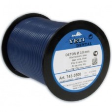 Восковая проволока тверд. 250г. синяя YETI DETON 3,5мм Yeti