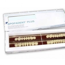 Spofadent Plus 4х8 шт. Трехслойные акриловые зубы 4*8 (жевательные: 2х8 верхние, ниж Spofa Dental