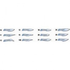 Лезвия #10 для скальпеля стерильные, 100 штук различных форм для скальпеля стерильные од Apexmed
